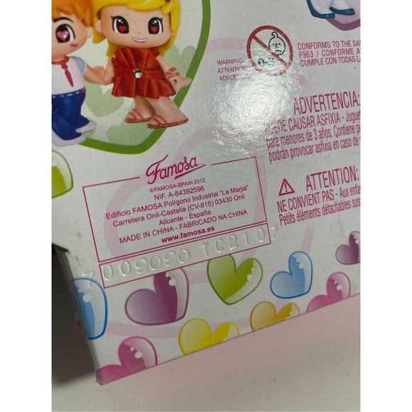 Anime Toy Set- Pinypon Famosa -Love Friends NEW 3” Figures+Extras - Picture 3 of 5